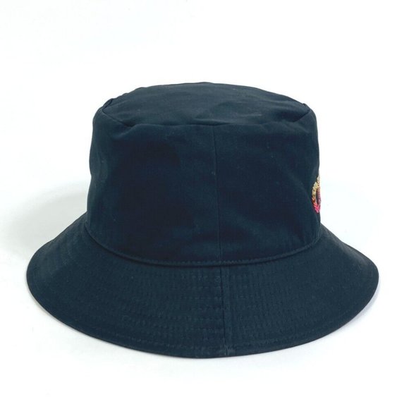 CELINE 2AUO1968P Embroidered gradient sequin hat Bucket hat Black